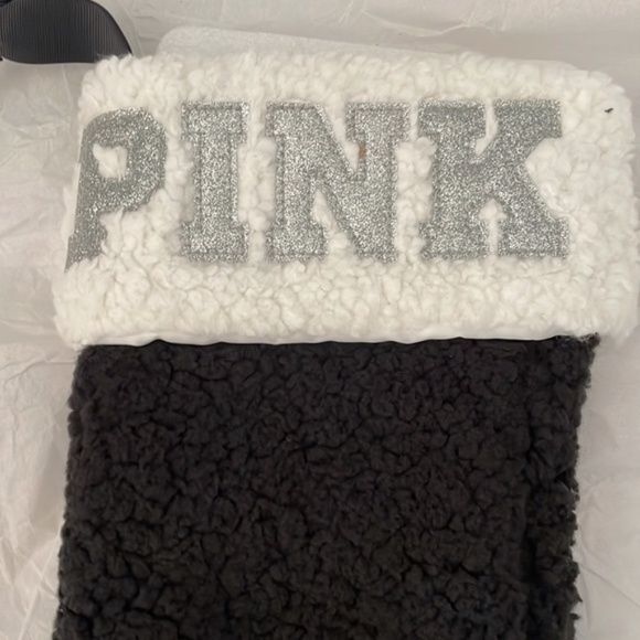 Victoria’s Secret Pink Sherpa Christmas Stocking - Picture 3 of 6